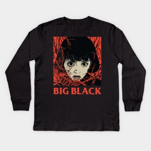 Big Black ∆ Original Fan Artwork Kids Long Sleeve T-Shirt
